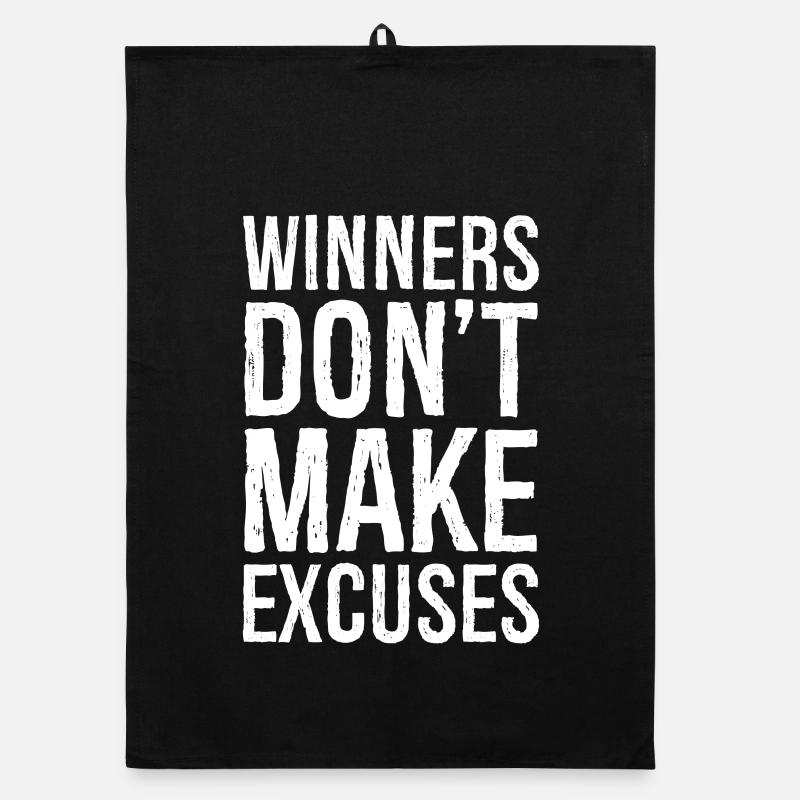 Les gagnants ne trouvent pas d’excuses Torchon bio
