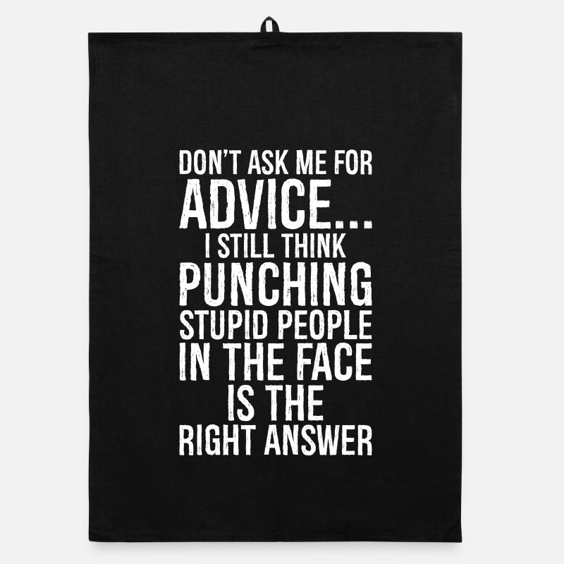 Don't ask me for advice I still think punching Organic dish towel