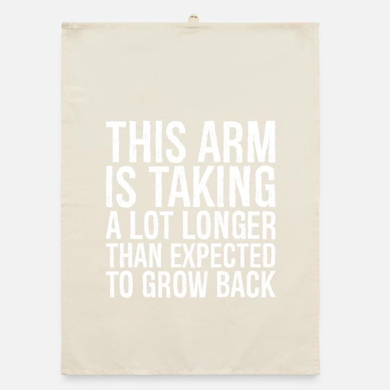 Ce bras prend beaucoup plus de temps que prévu Torchon bio