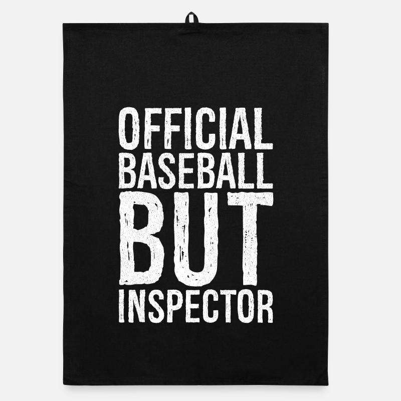 official baseball but inspector Organic dish towel