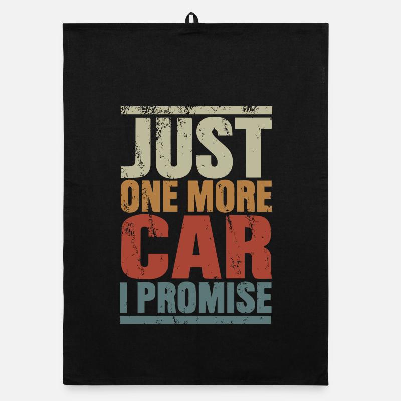 Nur noch ein Auto, versprochen Organic Geschirrtuch