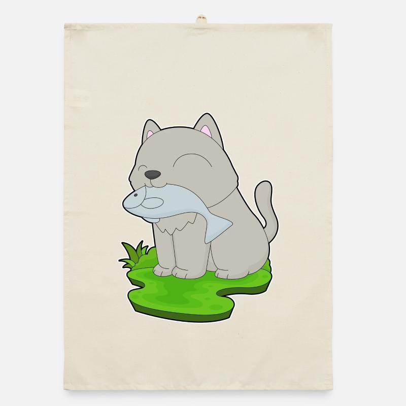 Pêche au chat pêcheur Torchon bio