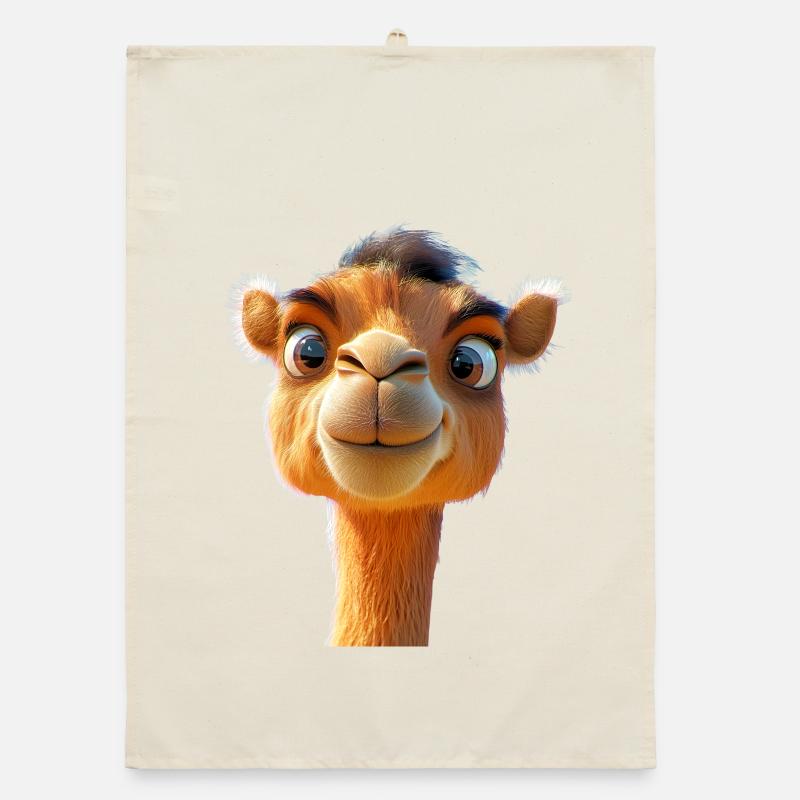 Kamel Dromedar Trampeltier Camel Geschenk Kamele Organic Geschirrtuch