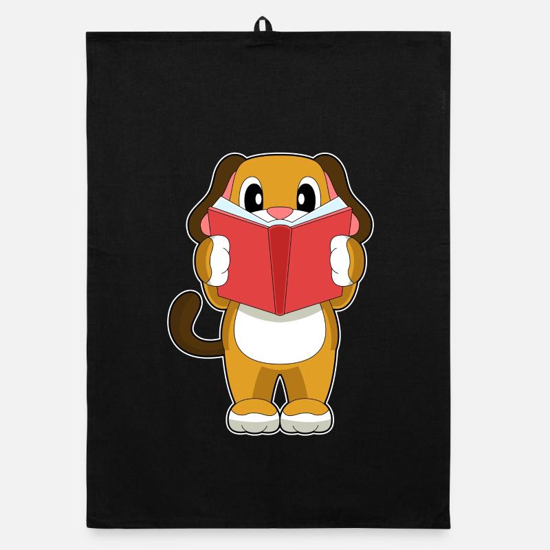 Dog Book Organic dish towel
