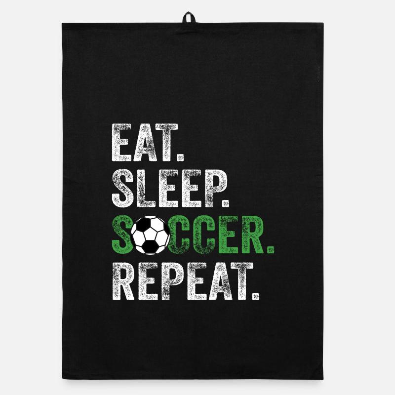 Manger dormir Soccer Répéter Torchon bio