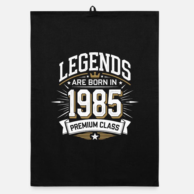 Legends Born in 1985 Premium Class Organic dish towel