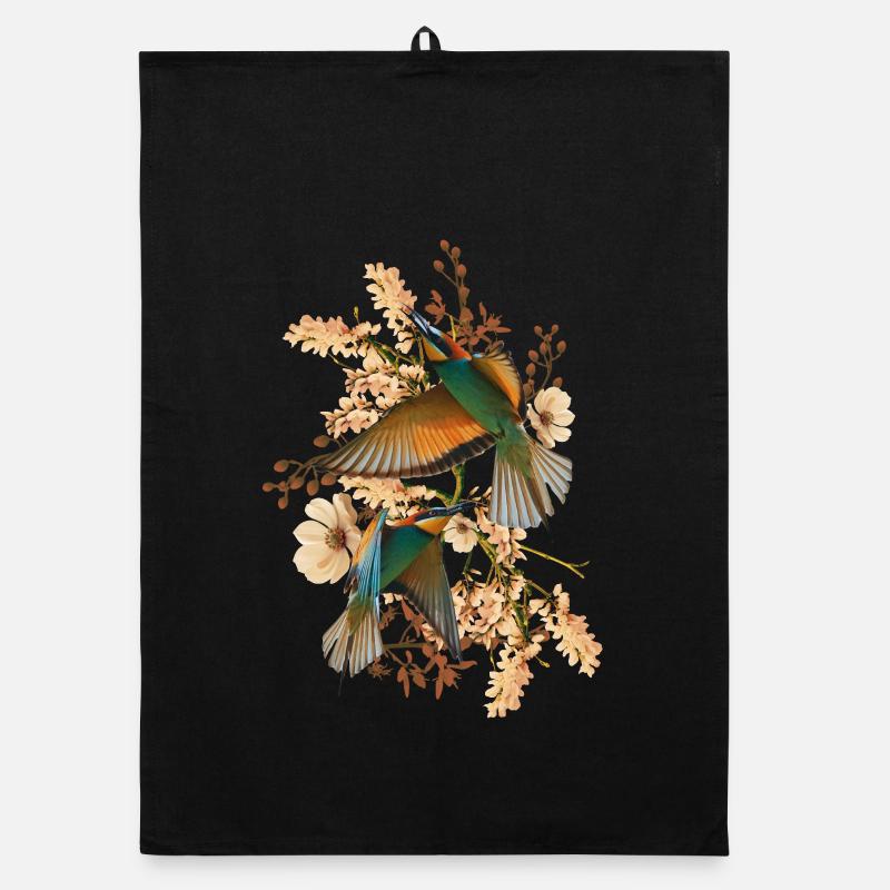Nature Collage Organic dish towel