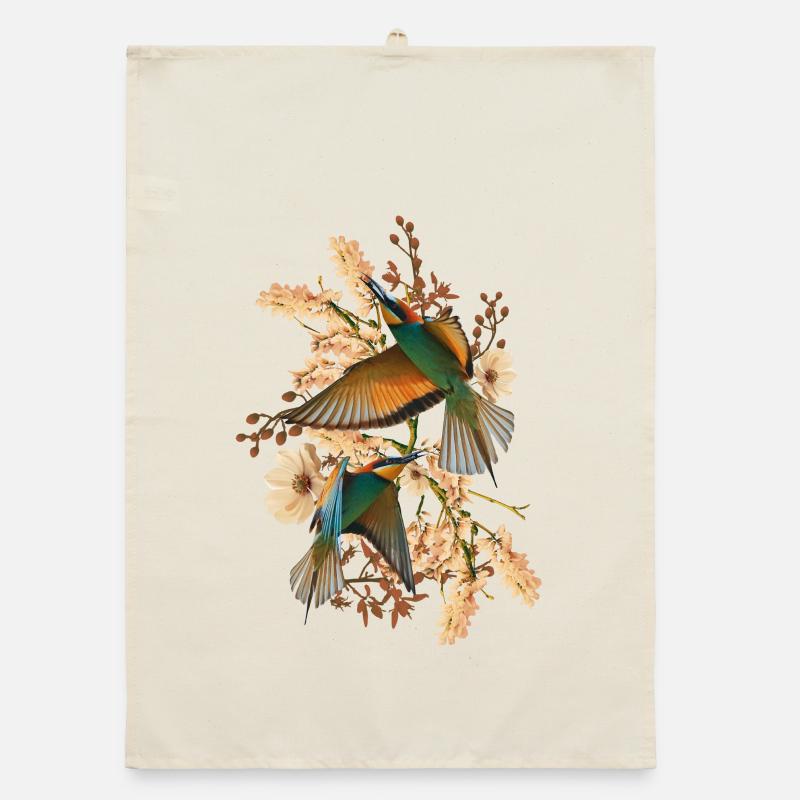 Nature Collage Organic dish towel