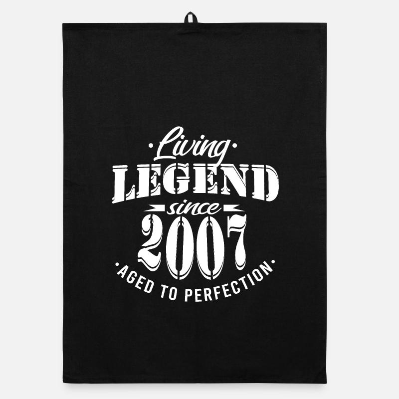 Geburtstag Legende 2007 Perfektion Organic Geschirrtuch