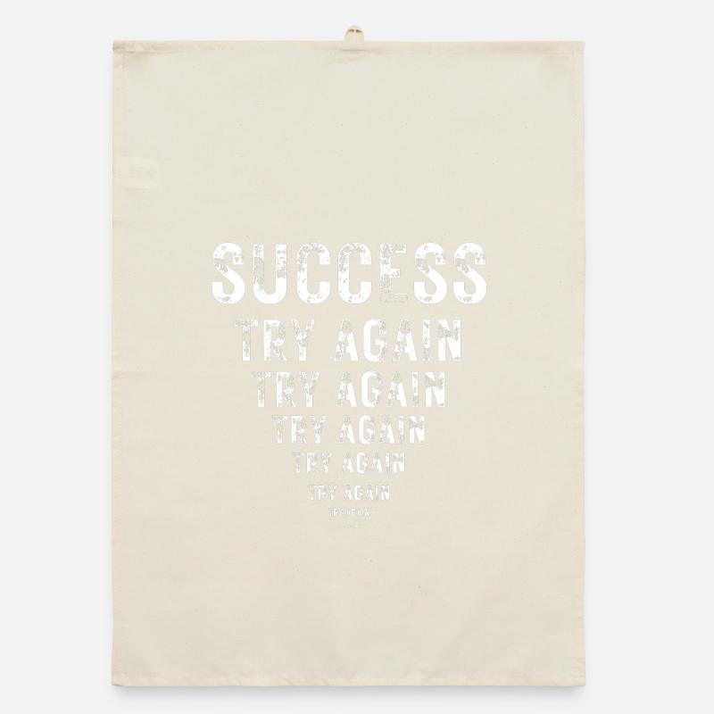 Success Motivation Perseverance Hustle Organic dish towel