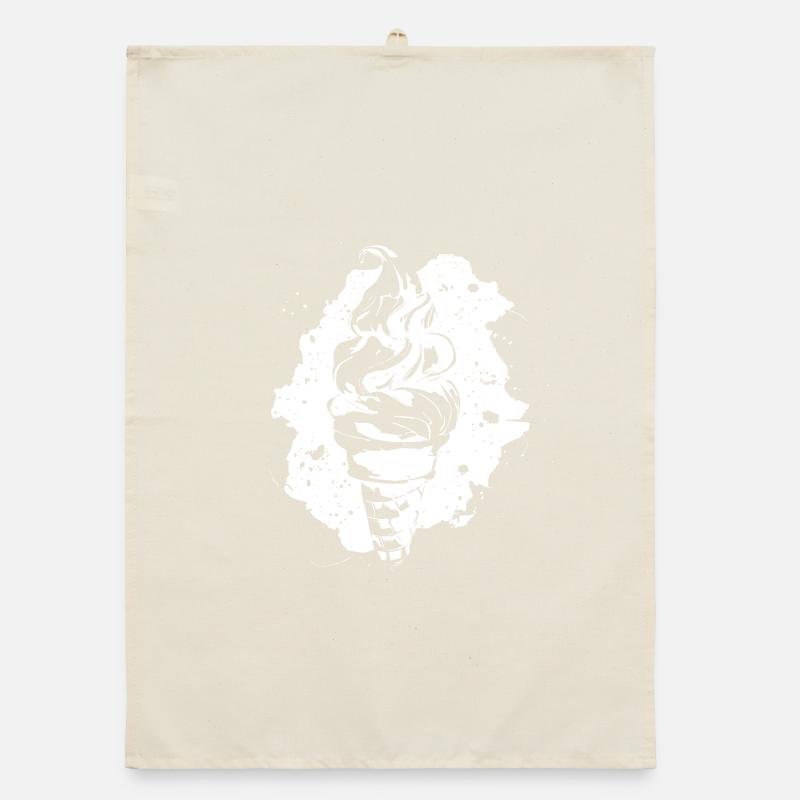 Graphique de crème glacée Torchon bio