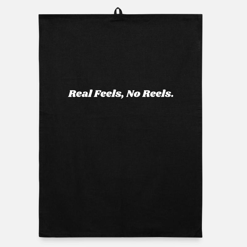 Real Feels - Sans bobines Détox numérique Pleine conscience Torchon bio