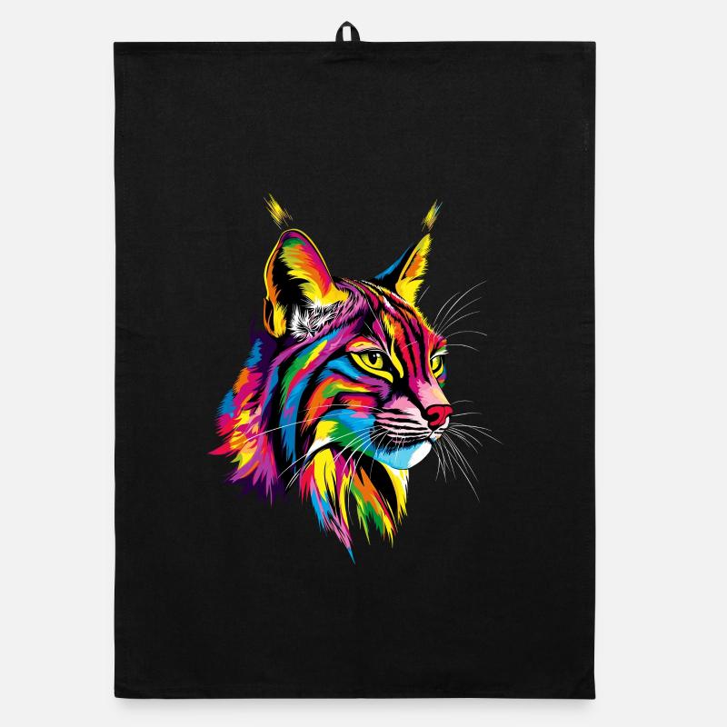 Lynx Chat sauvage Grands chats Chats Mignon Lynx Torchon bio