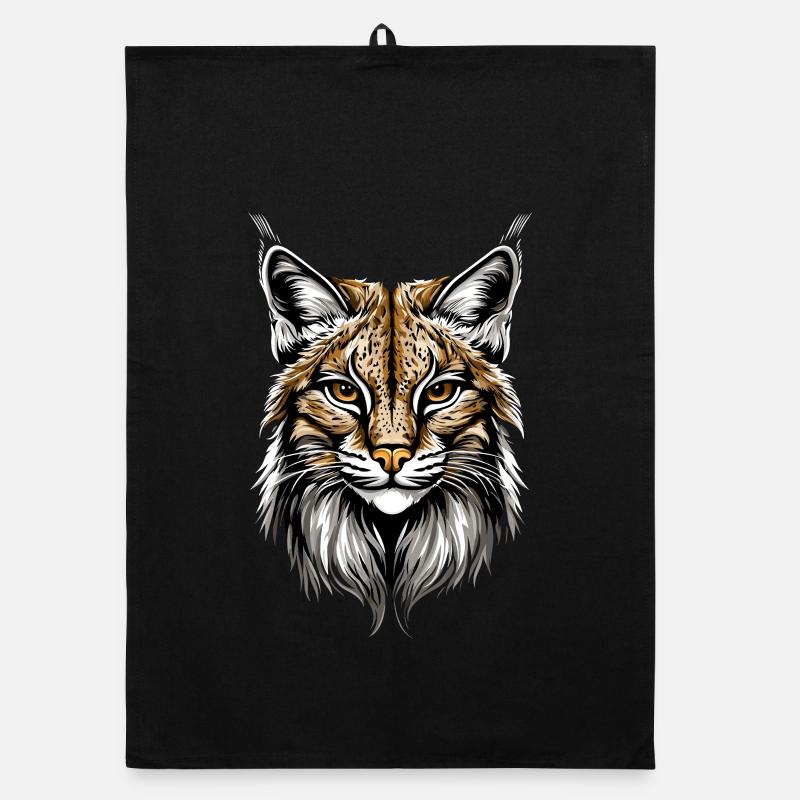Lynx Chat sauvage Grands chats Chats Mignon Lynx Torchon bio