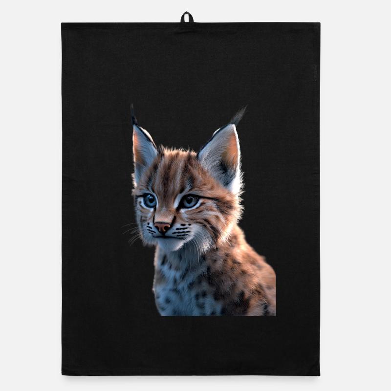 Lynx Chat sauvage Grands chats Chats Mignon Lynx Torchon bio