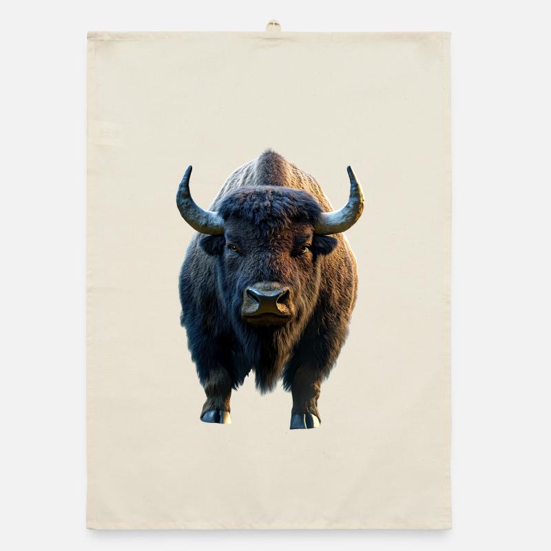 Bison, Bison, Bovins sauvages, Bison, Bison d’Amérique Torchon bio