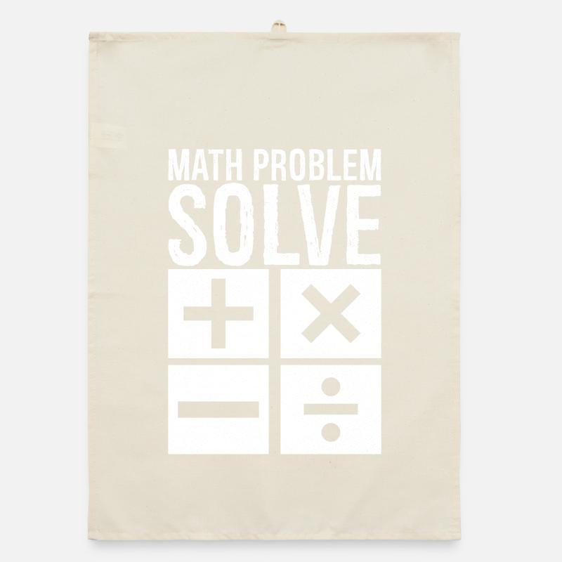 math problem solve Organic dish towel