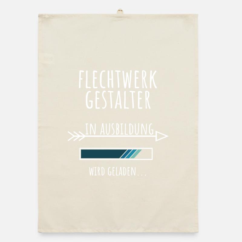 Flechtwerkgestalter Ausbildung Beruf Geschenk Organic Geschirrtuch