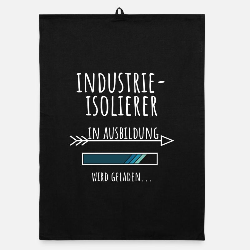 Industrie Isolierer Ausbildung Beruf Geschenk Organic Geschirrtuch