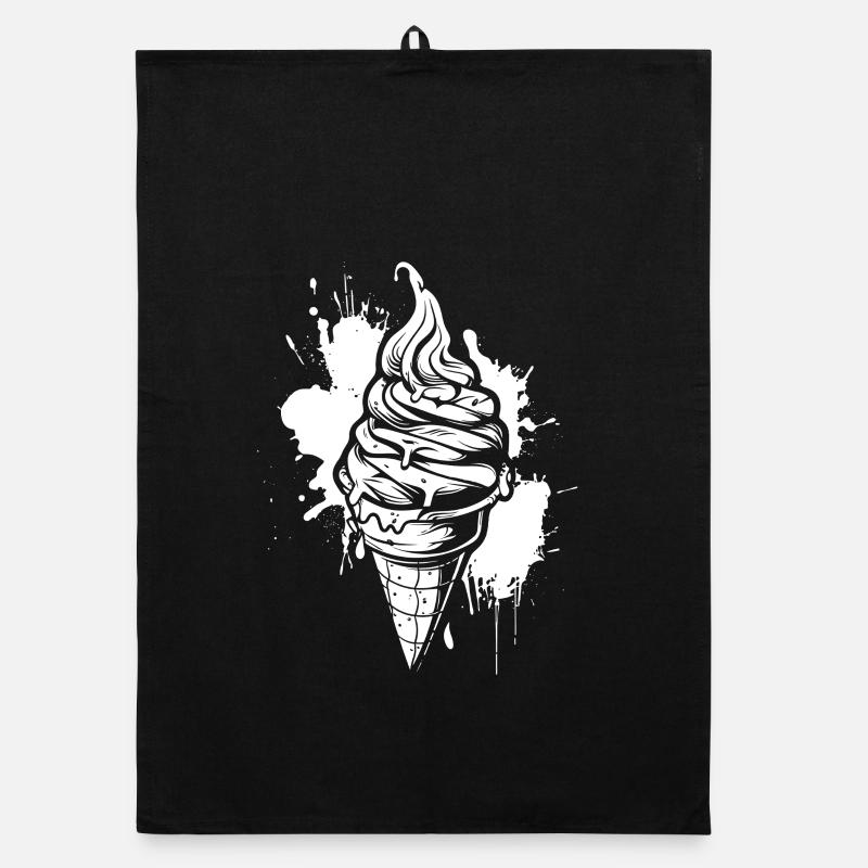 cream Organic dish towel