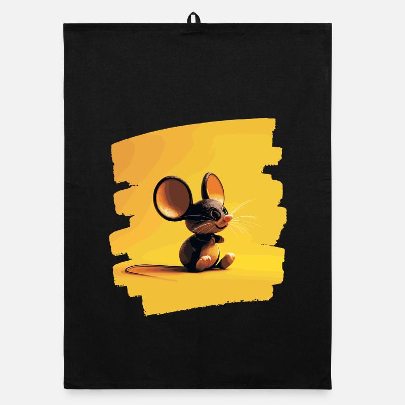 Mouse Organic dish towel