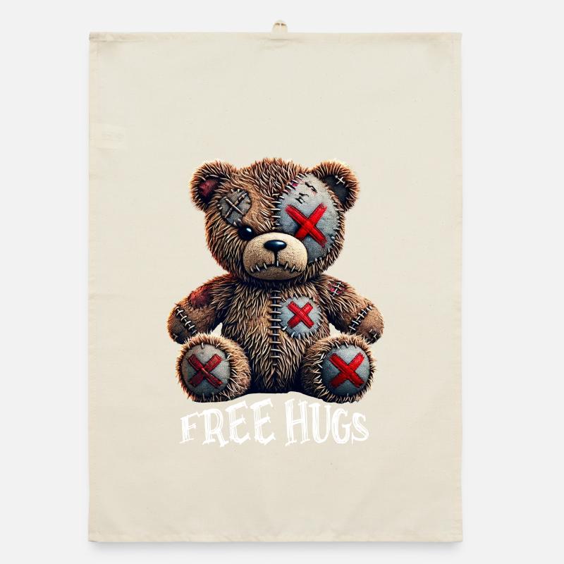 Câlins gratuits Teddy Bear Torchon bio