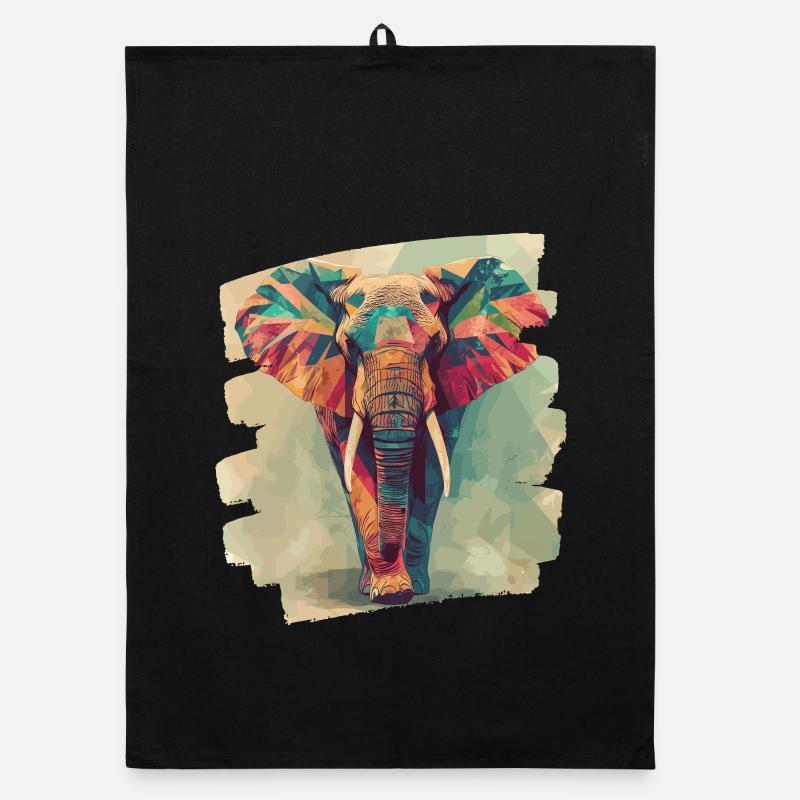 Elefant Organic Geschirrtuch