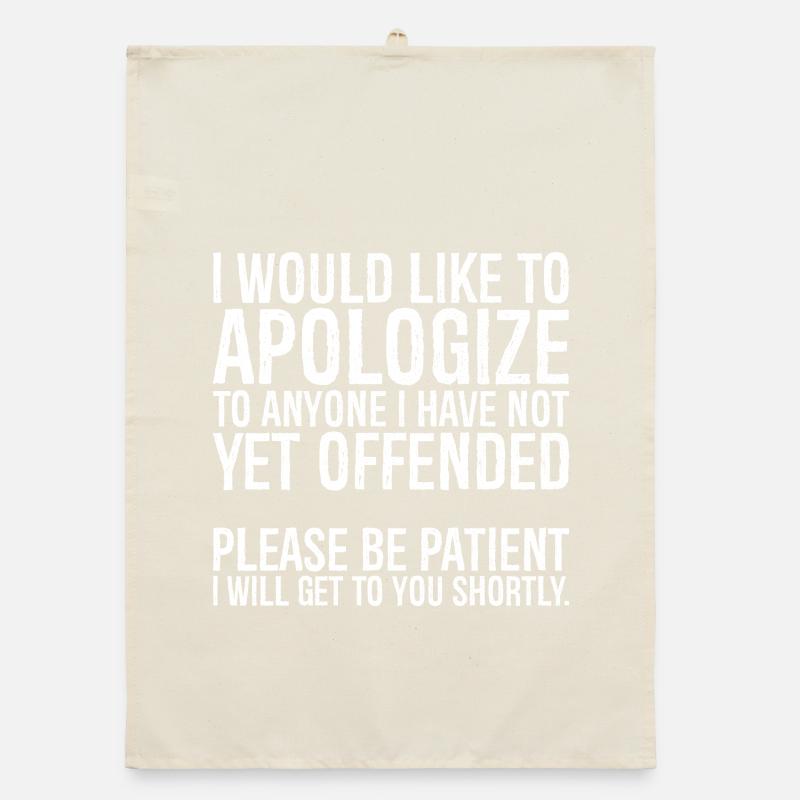 I would like to apologize to anyone I have not yet Organic dish towel
