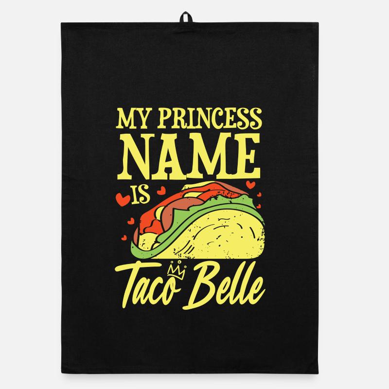 My princess name is taco belle Organic Geschirrtuch