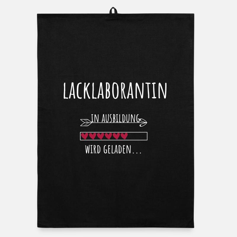 Lacklaborantin Ausbildung Beruf Geschenk Organic Geschirrtuch