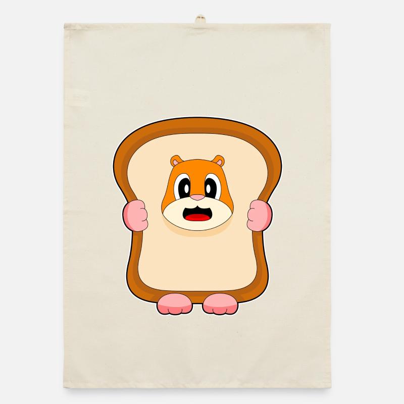 Hamster Bread Organic dish towel