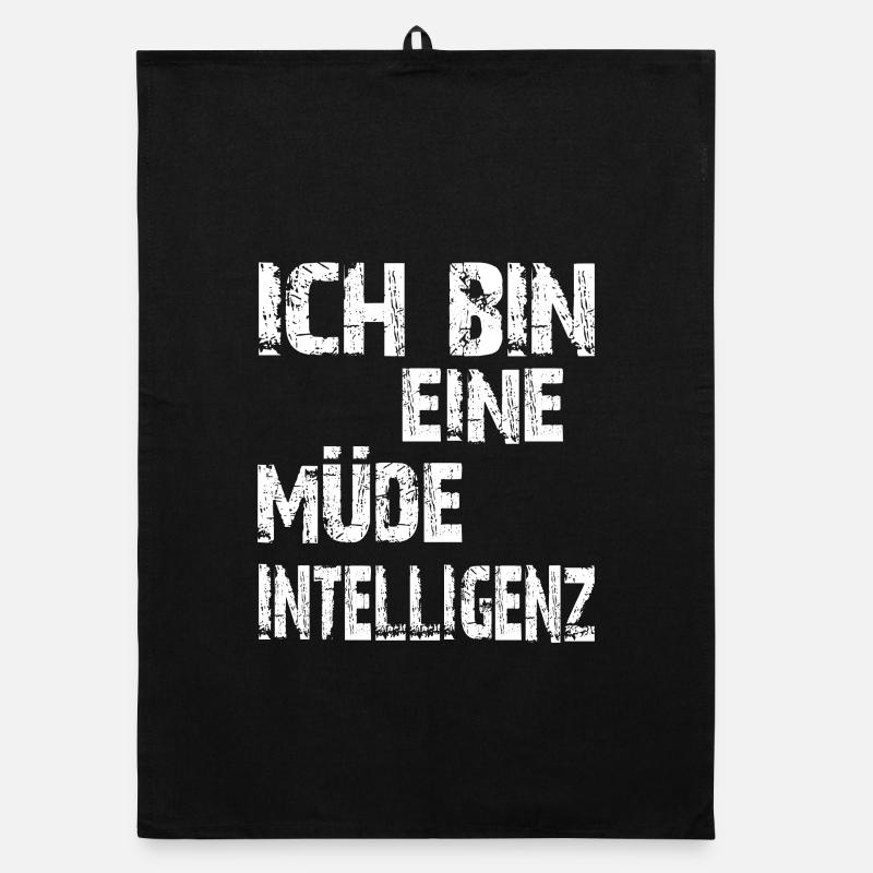 AI Saying: I'm a tired intelligence Organic dish towel