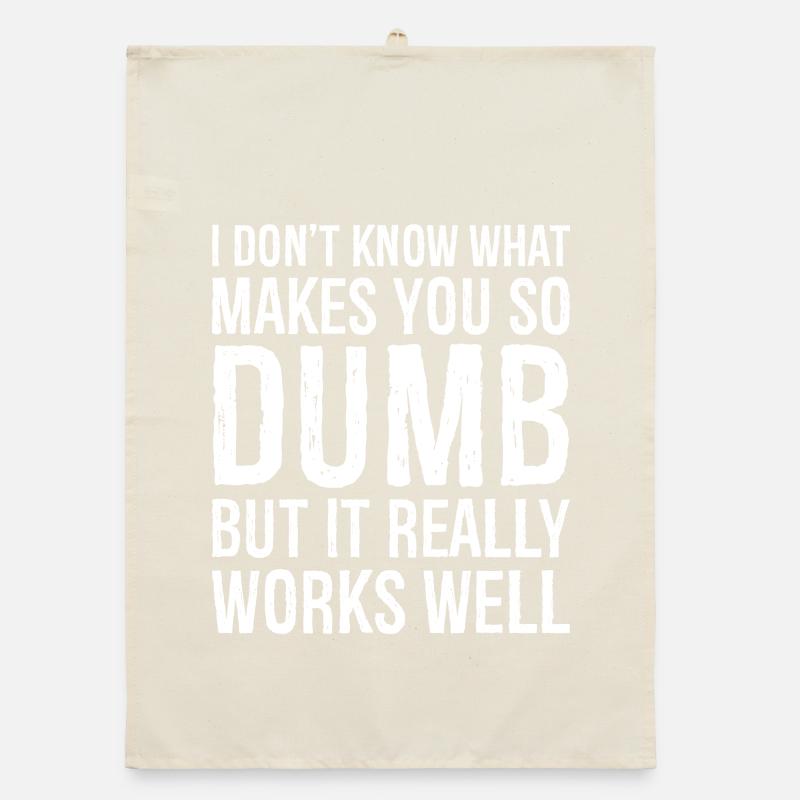 I don't know what makes you so dumb but it really Organic dish towel