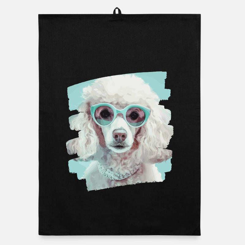 Poodle Organic dish towel