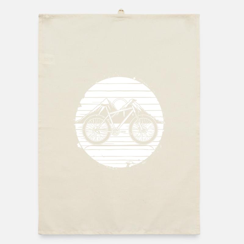 Graphique cycliste de VTT Torchon bio