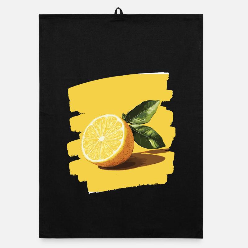 Zitrone Organic Geschirrtuch