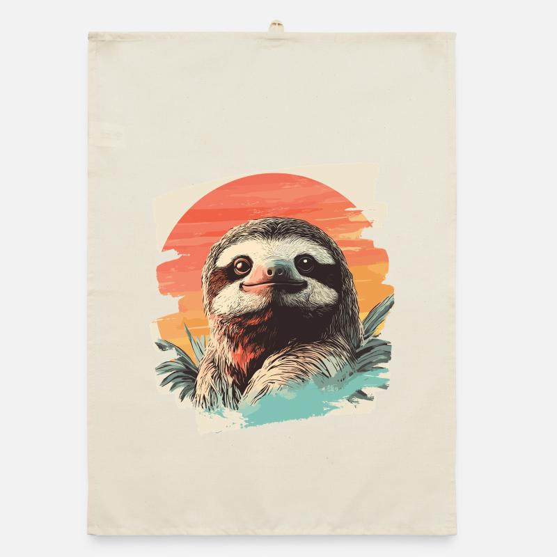 Sloth Organic dish towel