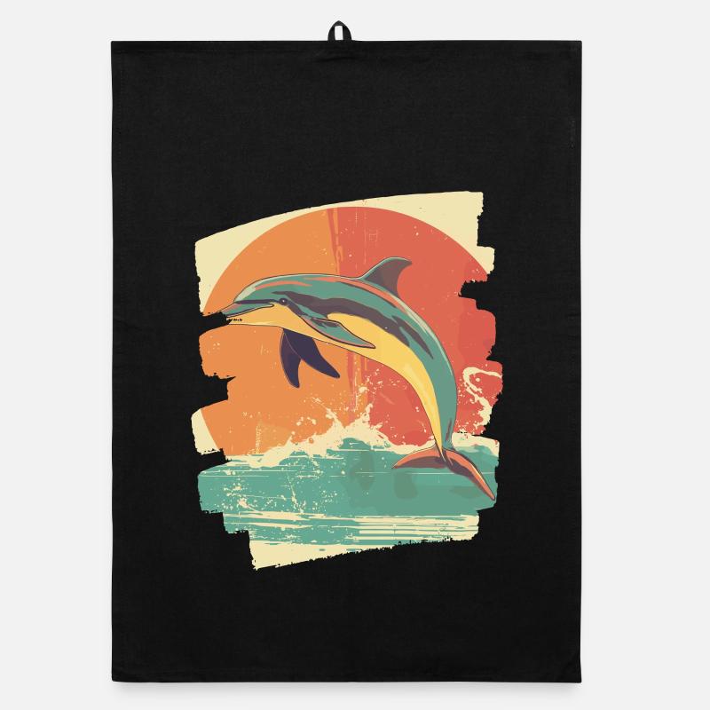 Dolphin Organic dish towel