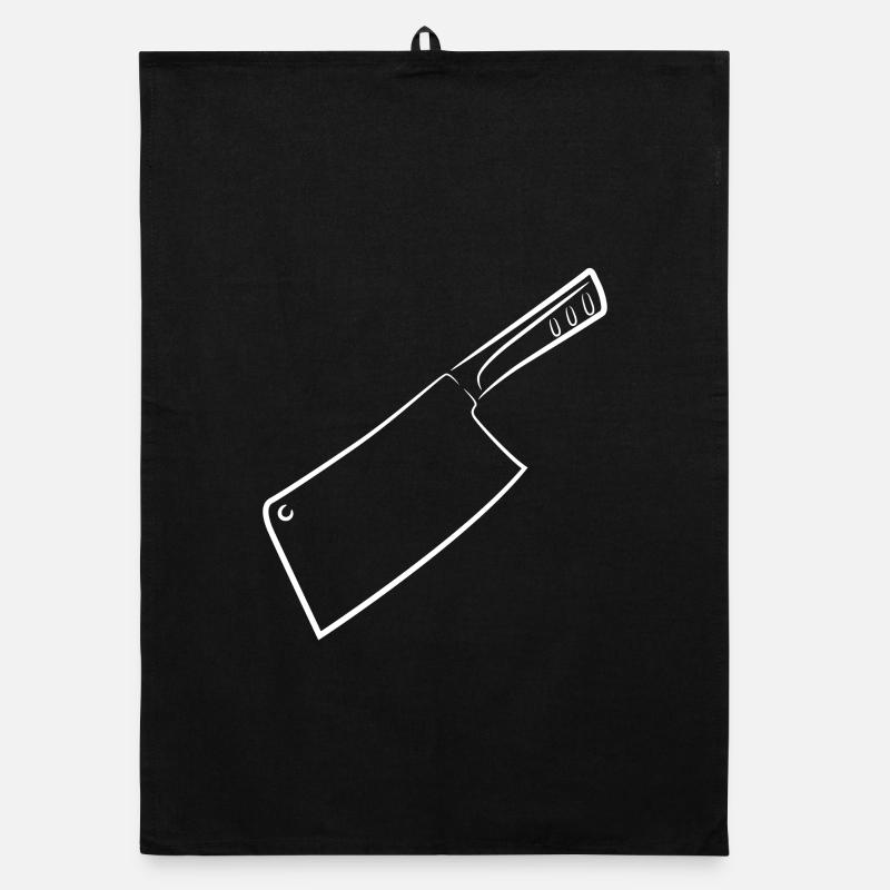 Cleaver Sketch Organic dish towel