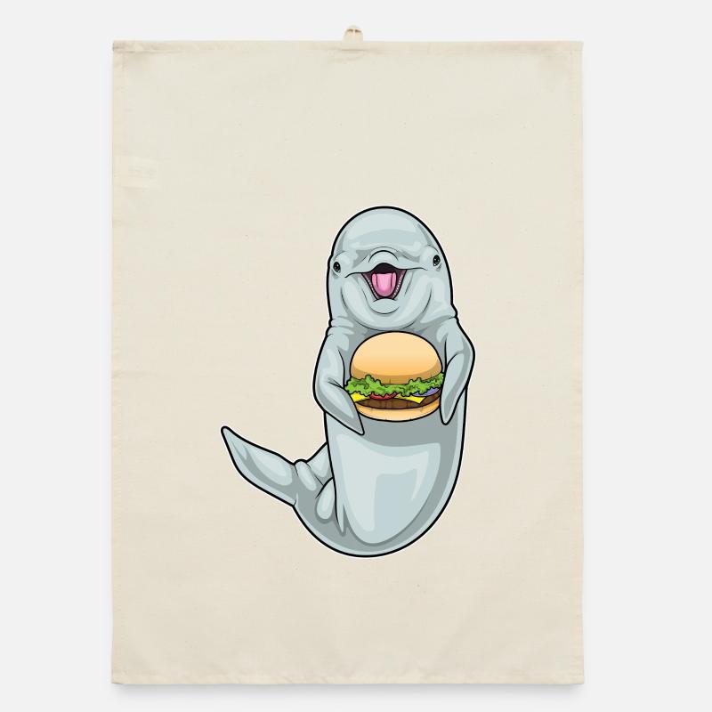 Delfin Cheeseburger Organic Geschirrtuch