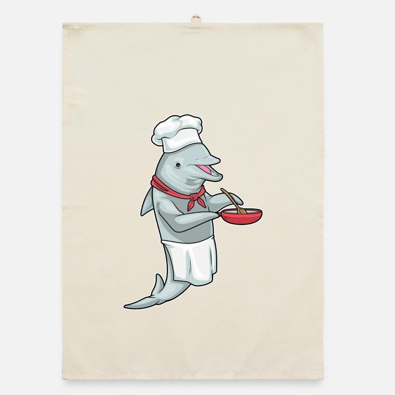 Dolphin Cooking Pan Cooking Organic dish towel