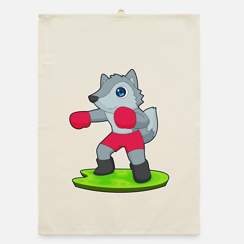 Wolf Boxer Gants de boxe Boxe Torchon bio