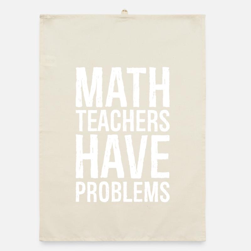math teachers have problems Organic dish towel