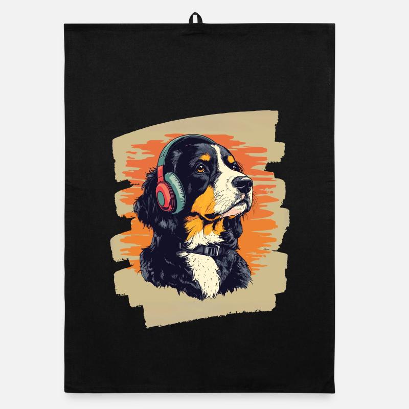 Entlebucher Mountain Dog Organic dish towel