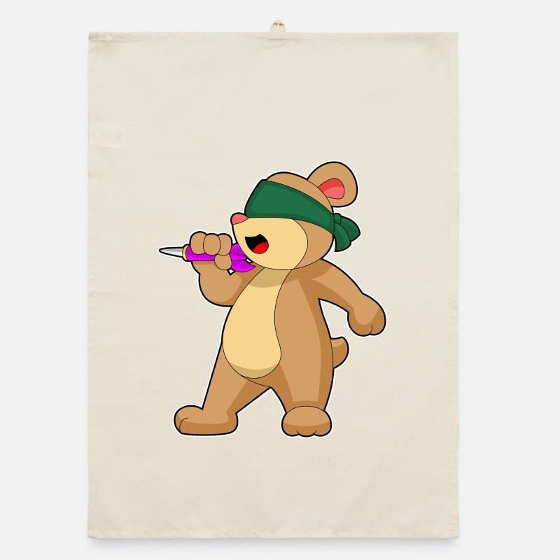 Fléchette d’ours Fléchette Torchon bio