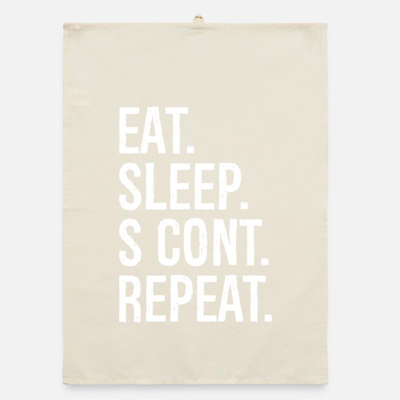 manger dormir s cont répéter Torchon bio