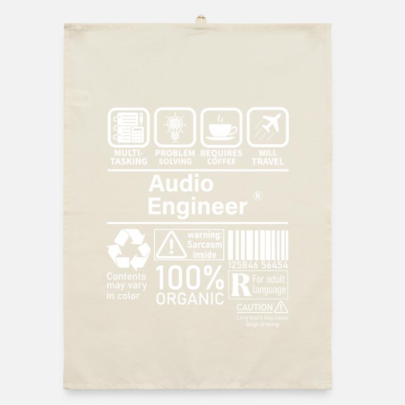 Ingénieur du son multitâche résolution de problèmes Torchon bio