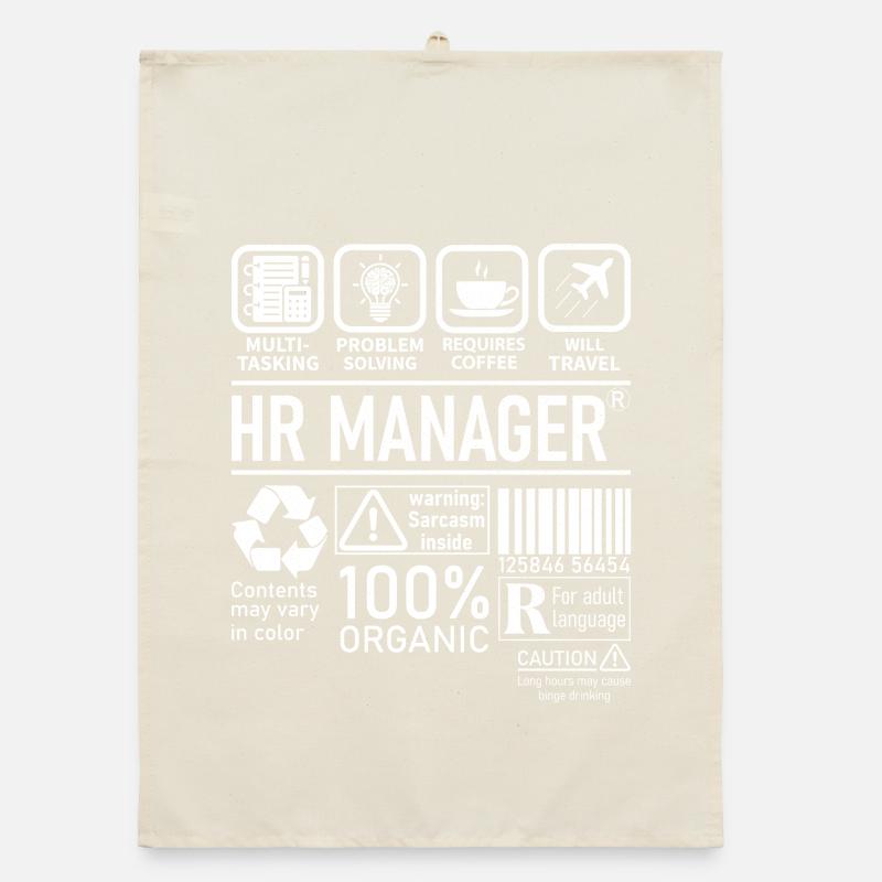 Hr Manager multi tasking problem solving Organic Geschirrtuch