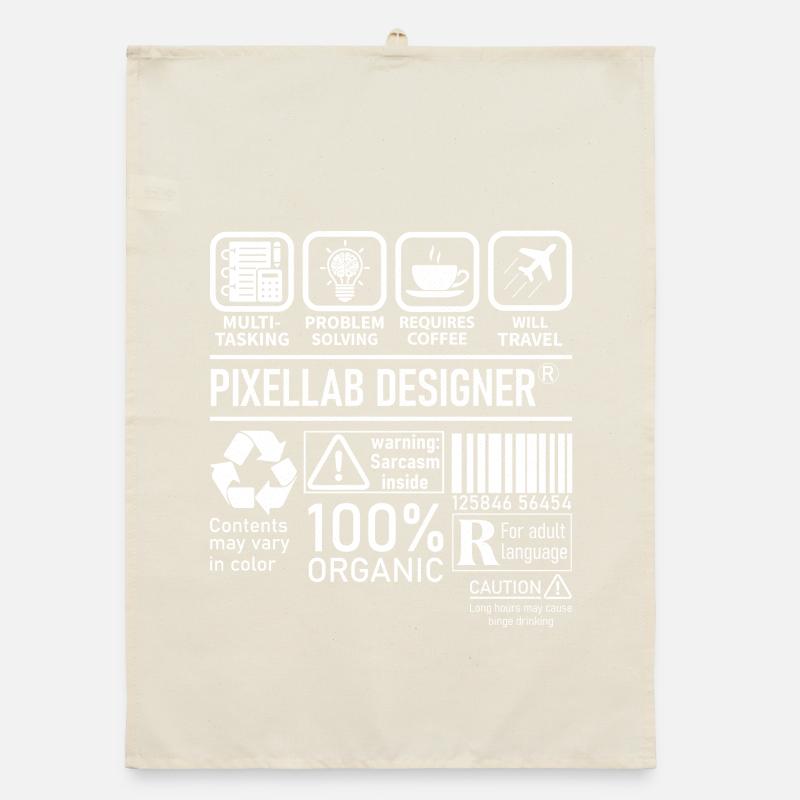 Résolution de problèmes multitâches Pixellab Designer Torchon bio