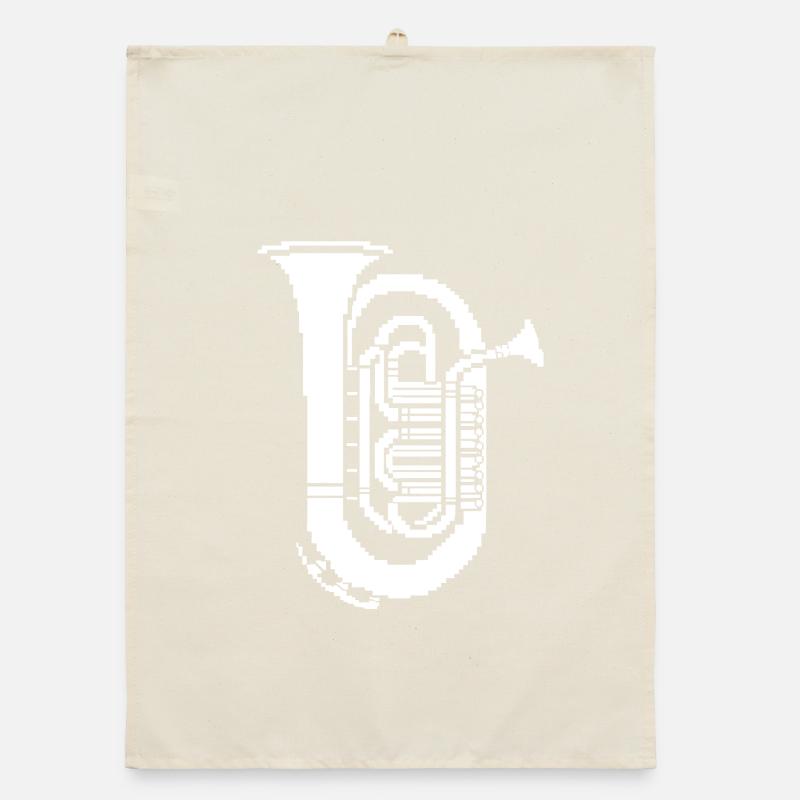 Tuba Pixel Graphics Torchon bio